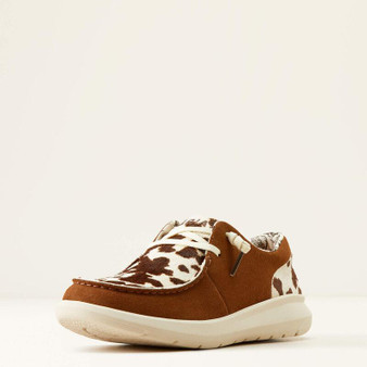 ARIAT Ariat Women's Ginger Suede/Cow Hairon Hilo Casual Shoe 