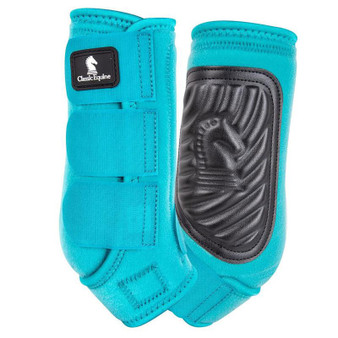 EQUIBRAND Equibrand Classic Equine Classic Fit Front Sling Neoprene Rubber Horse Boots 