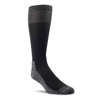 ARIAT Nester Hosiery Ariat Men's Black VentTek Over The Calf Western Pack of 2 Pair Boot Socks 