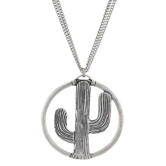 MONTANA SILVERSMITH Montana Silversmiths Women's Silver Desert Flare Attitude Necklace 