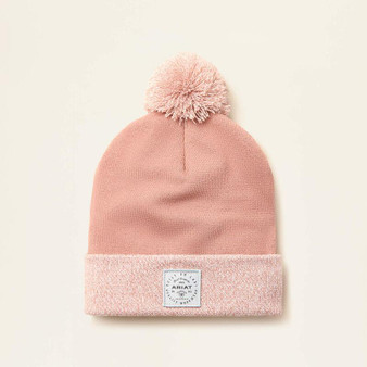 ARIAT Ariat Women's Burlwood/Natural Pom Watch Cap 