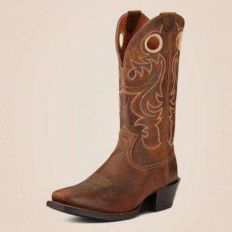ARIAT Ariat Men's Powder Brown Sport Square Toe Cowboy Boot 