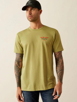 ARIAT Ariat Men's Tent Green Full Circle T Shirt 