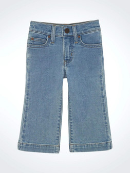 WRANGLER Wrangler Little Girl's Olive Wide Leg Trouser Jean 