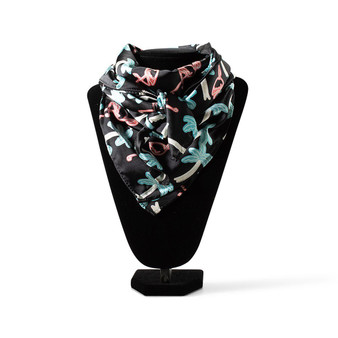 M & F Ariat Women's Multicolor Neon Flamingo Palm Silk Wild Rag 