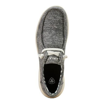 ARIAT Ariat Men's Washed Grey Denim Slip On Hilo Shoe 