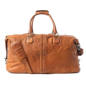 MYRA BAGS Myra Women's Brown Prairie Wrangler Duffle Bag 