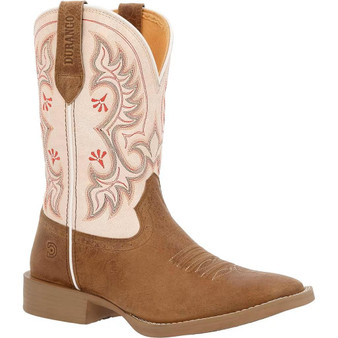 DURANGO BOOTS Durango Women's Honey Tan/Metallic Peach Westward 10" Western Boot 