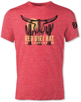 RED DIRT Red Dirt Kid's Heather Red Boone Graphic T Shirt 