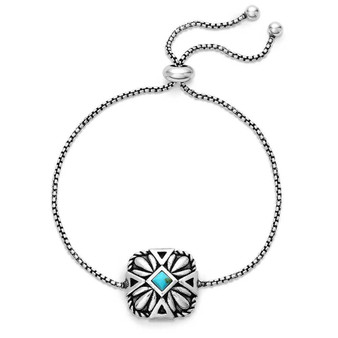 MONTANA SILVERSMITH Montana Silversmiths Women's Turquoise Desert Sage Bracelet 