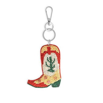 GANZ Myra Multicolor Saguaro Boots Key Fob 