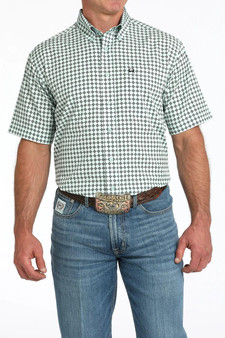 CINCH Cinch Men's Light Blue Arenaflex Button Down Western Shirt 