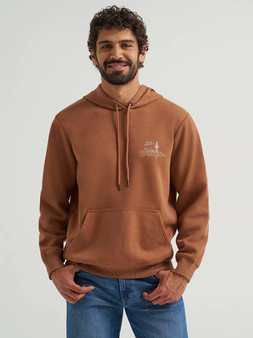 WRANGLER Wrangler Men's Rawhide Desert Logo Graphic Hoodie 