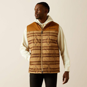ARIAT Ariat Men's Tonal Serape/Almond Khaki Crius Insulated Vest 