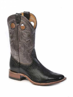 BOULET Boulet Men's Taurus Black & Grey Wide Square Toe Boot 