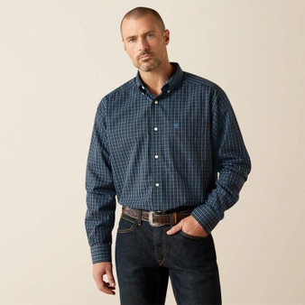 ARIAT Ariat Men's Black Wrinkle Free Carlos Classic Fit Shirt 