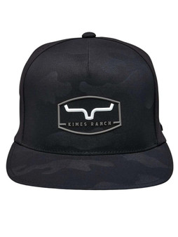 KIMES RANCH Kimes Ranch Black Creston Camo Cap 
