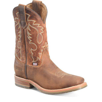 DOUBLE H BOOT COMPANY Double H Men's Brown Hickock Soft Toe Boot 