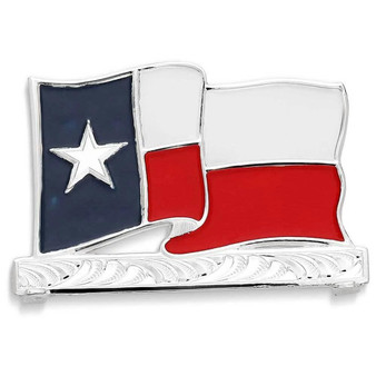 MONTANA SILVERSMITH Montana Silversmiths Silver Lone Star Promise Hat Flag 