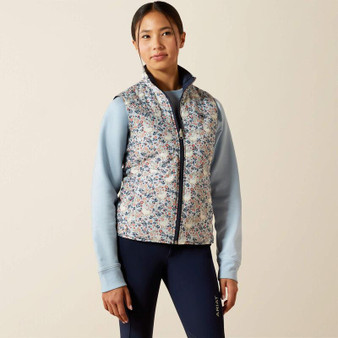 ARIAT Ariat Girl's Posey Pony Print Bella Reversible Insulated Vest 