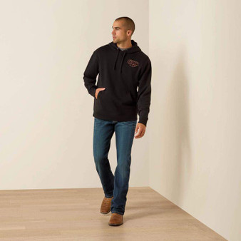 ARIAT Ariat Men's Black Southwest Simple Hoodie 