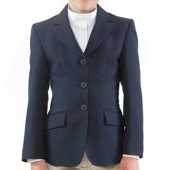 RJ CLASSICS RJ Classics Kid's Navy Herringbone Hampton Show Coat 