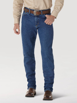 Wrangler Men's Heavyweight Stone Denim George Strait Cowboy Cut Jean