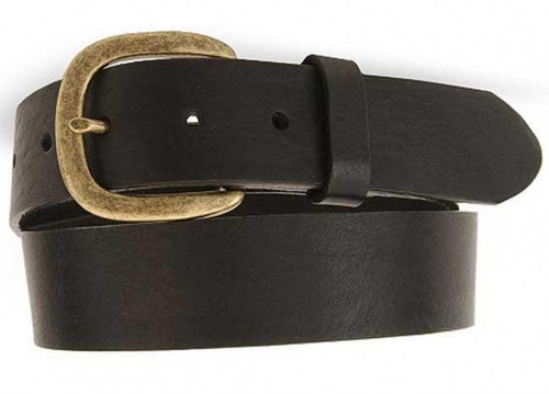 Justin Men's Black Work Basic Western Leather Belt