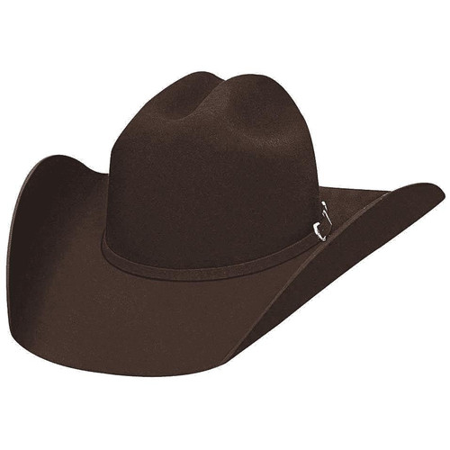 BULLHIDE Bullhide Hats Unisex Chocolate Appaloosa 2X Wool Felt Western Cowboy Hat 