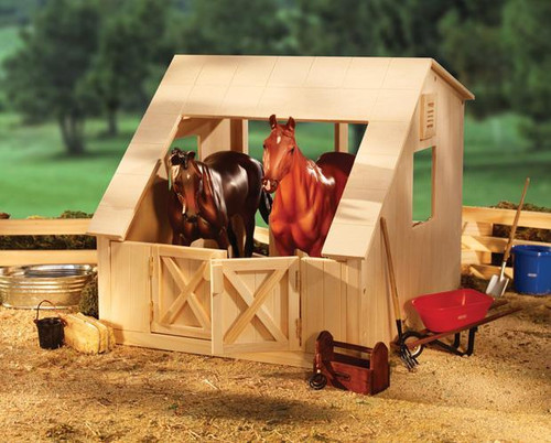 Breyer Natural Wood Stable For Traditional Series & Classics Horses