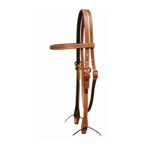 BERLIN CUSTOM LEATHER LTD Berlin Custom Leather 3/4" Doubled & Stitched Headstall 