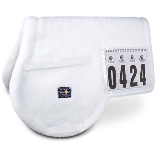 SUPERQUILT Toklat SuperQuilt Unisex White General Purpose Number Saddle Pad 