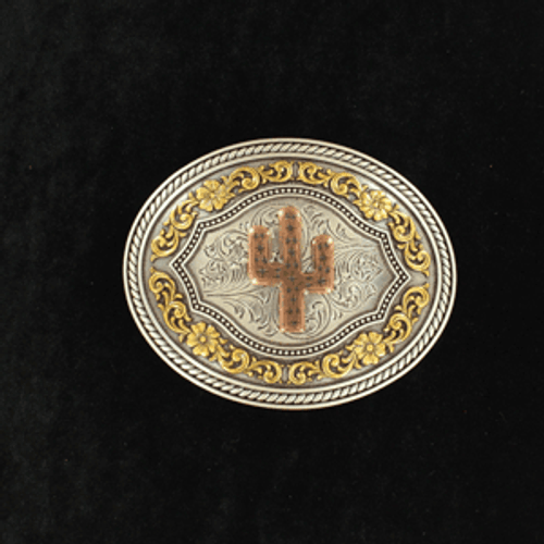 Nocona Cactus Western belt Buckle