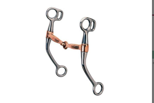 Weaver Tom Thumb Snaffle Bit With Copper Mouth 25-5130