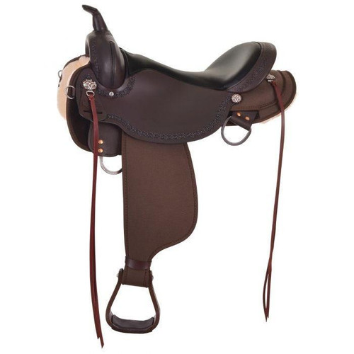 Circle Y Of Yoakum Walnut Daisetta Cordura Trail 16" Saddle