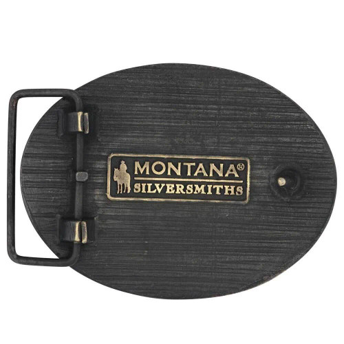Montana Silversmiths Initial T Western Belt Buckle - Western Belt Buckles