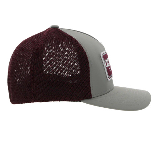 Maroon Trucker Hat Flexfit Cap 