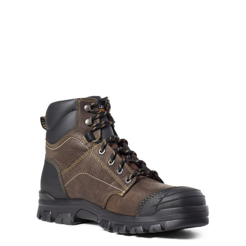 Ariat Men's Treadfast Dark Brown Waterproof Steel Toe Work Boot
