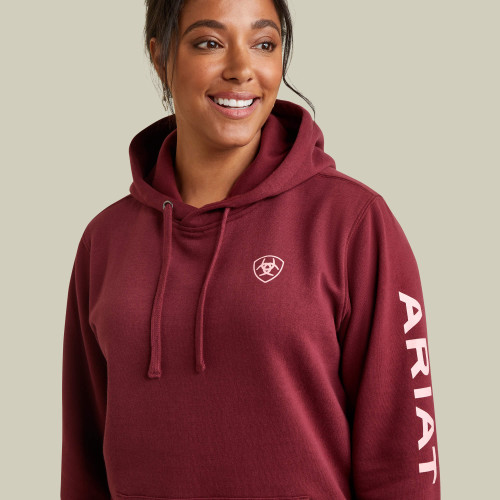 ariat stencil logo hoodie, magnanimous 