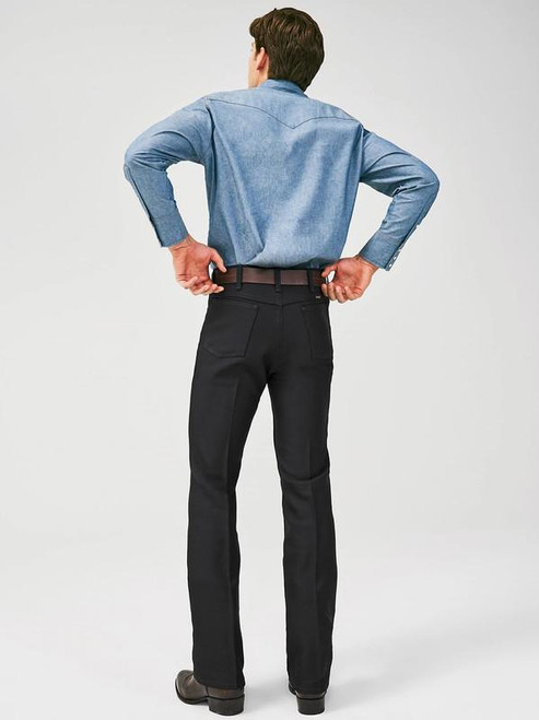 Wrangler Men Navy Wrancher Dress Jean | JW Stores