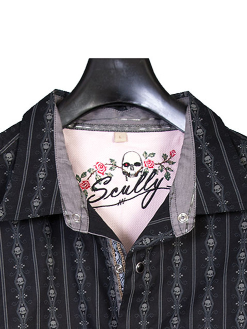 Scully Men's Solid Western Shirt S / Black