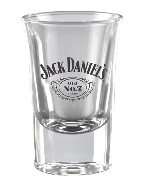 ROGER WHITLEY Jack Daniel's Licensed Barware Swing Cartouche Clear Shot Glass 