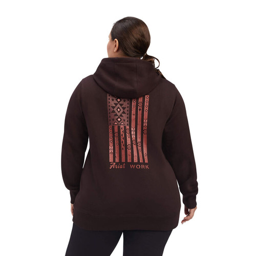 Ariat Women's Rebar Graphic Hoodie, String/Alloy