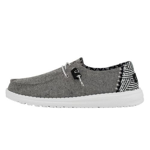 Hey Dude Wendy Chambray Onyx Casual Slip On Shoe - Jackson's Western