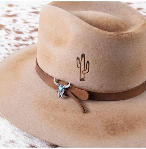 Women’s Western hat by Charlie Horse. Tan wool, very clean no stains! size M Charlie 1 Horse Women Distressed Tan Lakota Hat | JW Stores main image 4