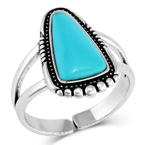 MONTANA SILVERSMITH Montana Silversmiths Ways Of The West Turquoise Ring 