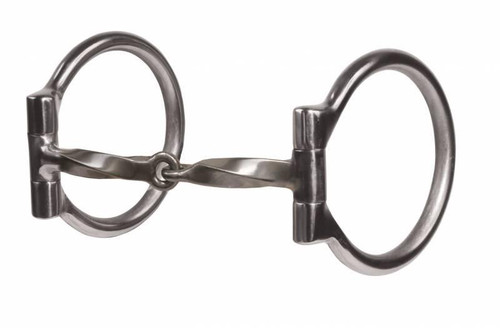 EQ D RING SLOW TWIST SNAFFLE