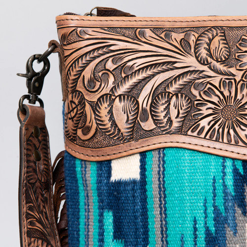 The Howdy Cowhide Leather Tooled Purse – Ranch Dress'n