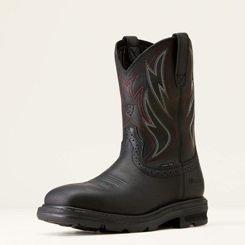 ARIAT Ariat Men's Black Sierra Shock Shield Steel Toe Work Boot 