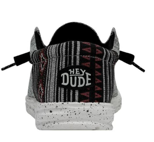 Hey Dude Men BlackAztec Wally Funk Jacquard Shoe | JW Stores